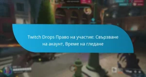 Twitch Drops Право на участие: Свързване на акаунт, Време на гледане